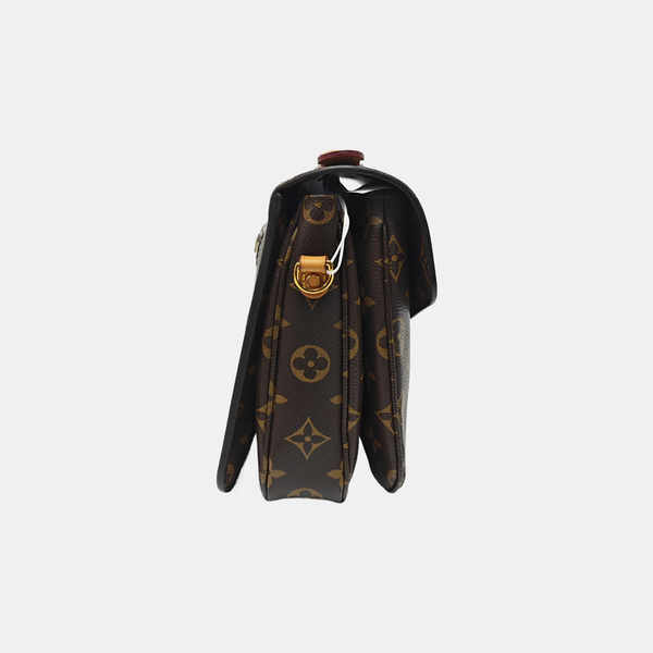 MÉTIS MM Monogram Coated Canvas Brown