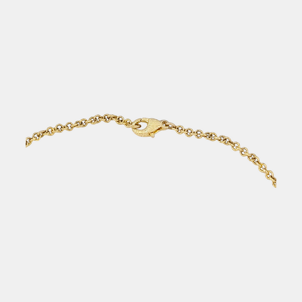 Interlocking G Metal Gold Necklace