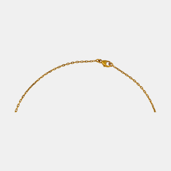 Pop H Metal Gold Necklace