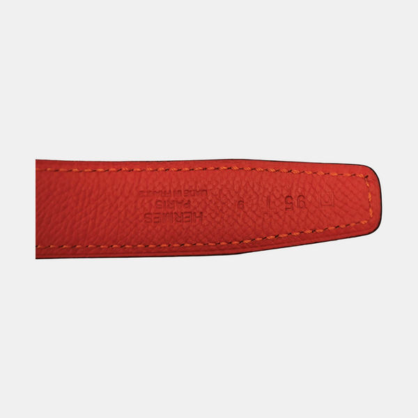 Leather Belt Red