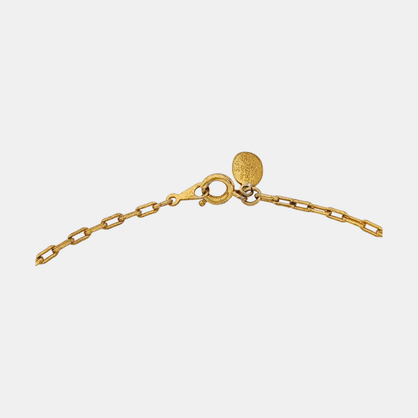 G Cube Metal Gold Necklace