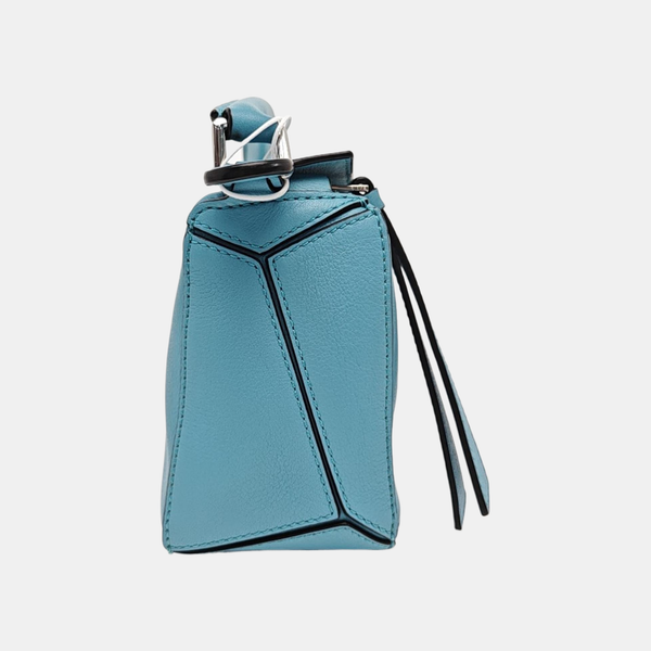 Puzzle Mini Calfskin Blue