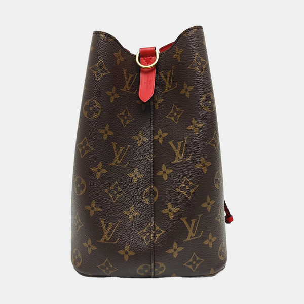 NÉONOÉ MM Monogram Coated Canvas Brown