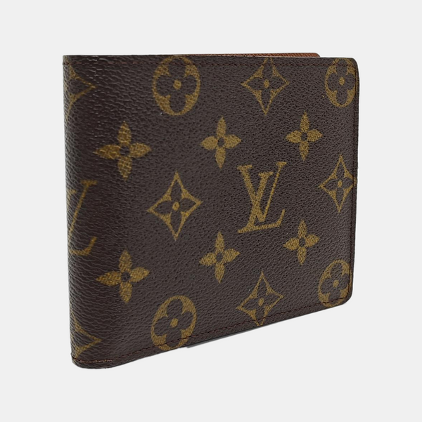 MULTIPLE Monogram Coated Canvas Brown Wallet