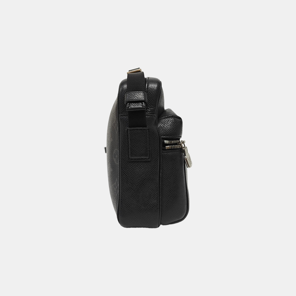 OUTDOOR PM Monogram Coated Canvas Black
