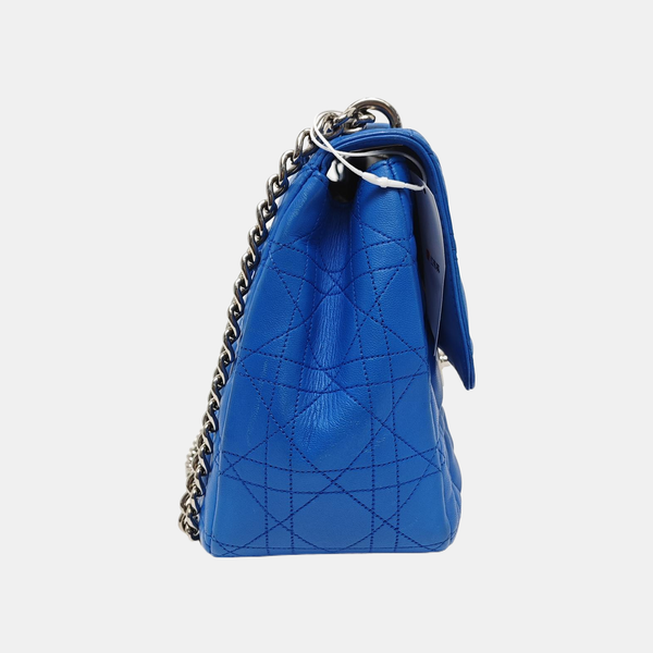 Authenticated pre-owned Miss Dior Cannage Lambskin Blue - Crossbody Bag at Looply
