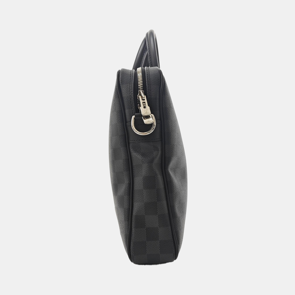 PORTE-DOCUMENTS PM Damier Graphite Coated Canvas Gray