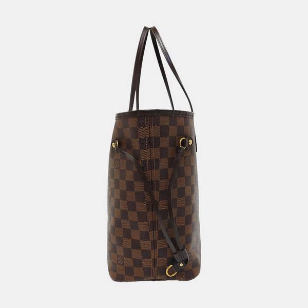 NEVERFULL MM Damier Ebene Coated Canvas Brown