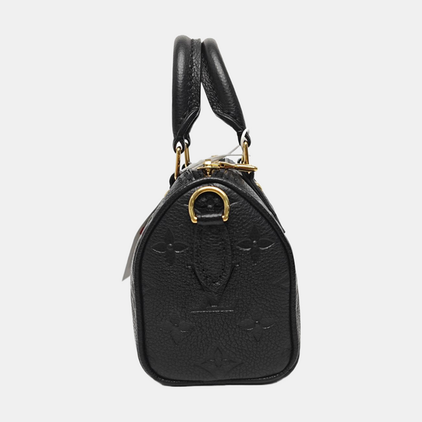 SPEEDY Nano Monogram Calfskin Black