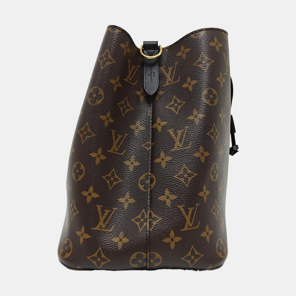 NÉONOÉ MM Monogram Coated Canvas Brown