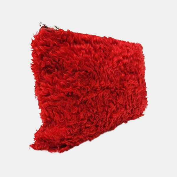 Horsehair Clutch Red