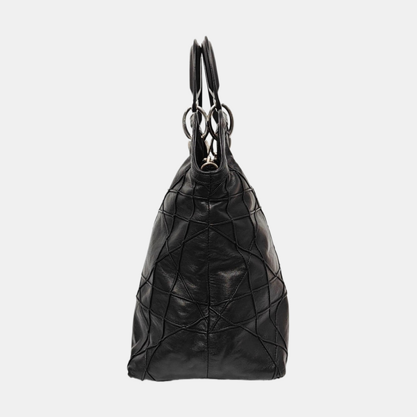 Granville Quilted Lambskin Black