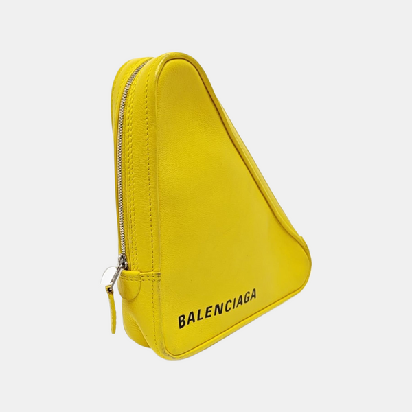 Triangle Calfskin Yellow