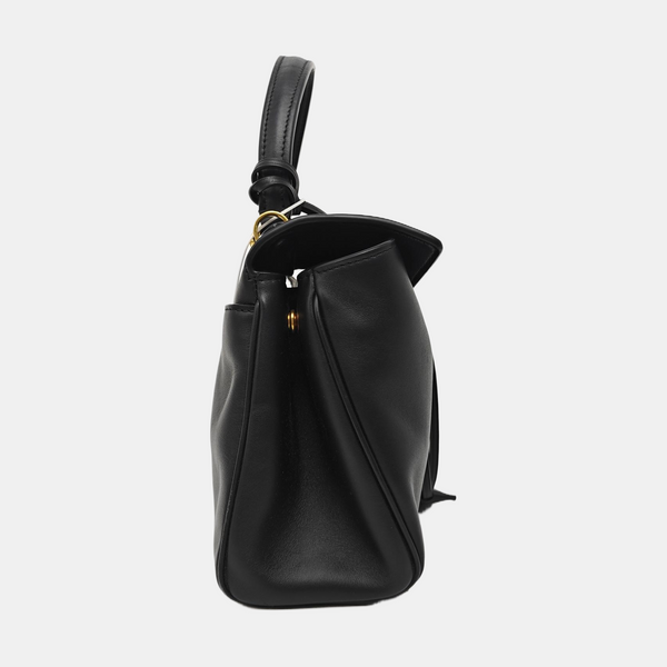 Calfskin Shoulder Bag Mini Black