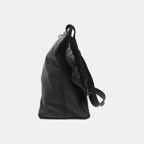 Calfskin Shoulder Bag Black