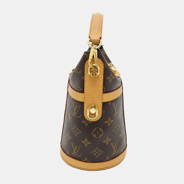 DUFFLE Monogram Coated Canvas Brown