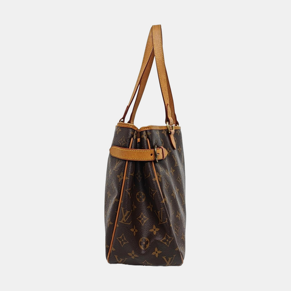 BATIGNOLLES GM Monogram Coated Canvas Brown