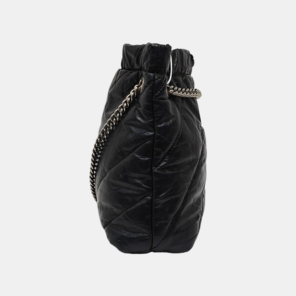 Crush Quilted Calfskin Black