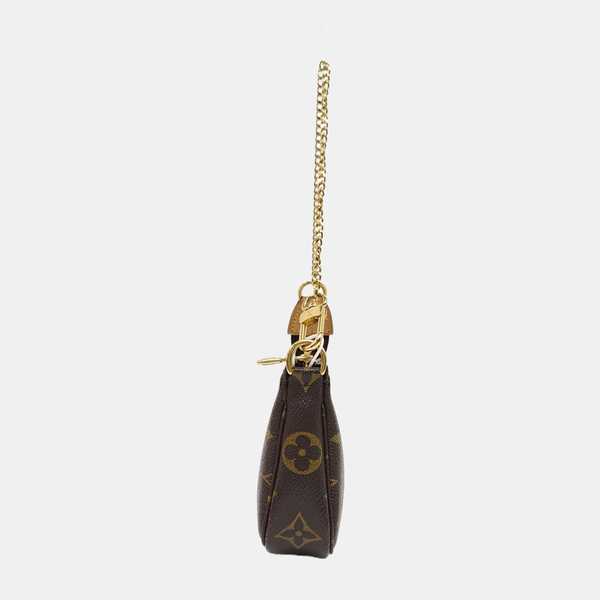 ACCESSOIRES Monogram Coated Canvas Brown