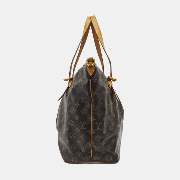 PALERMO GM Monogram Coated Canvas Brown