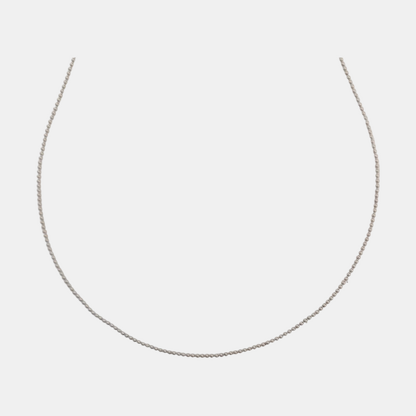 18k White Gold Silver Jewelry Set