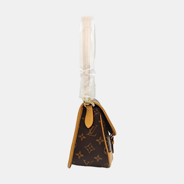 DIANE Monogram Coated Canvas Brown