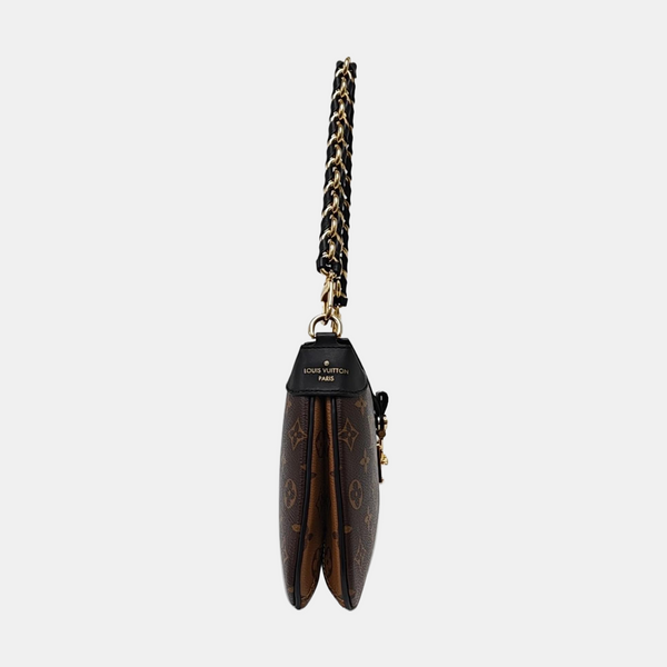 TWINNY Monogram Coated Canvas Brown