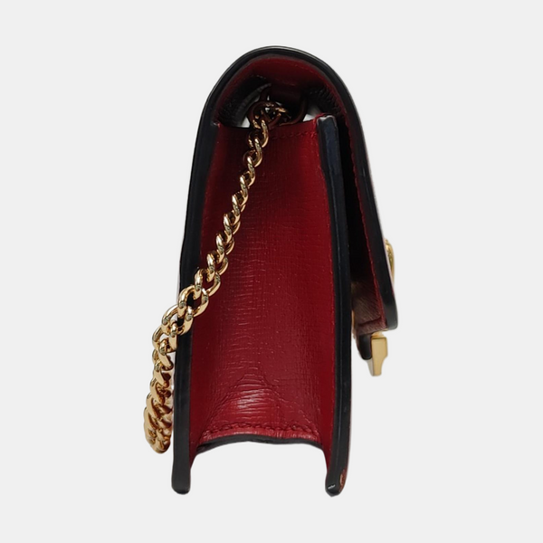 Sylvie Super Mini Calfskin Red