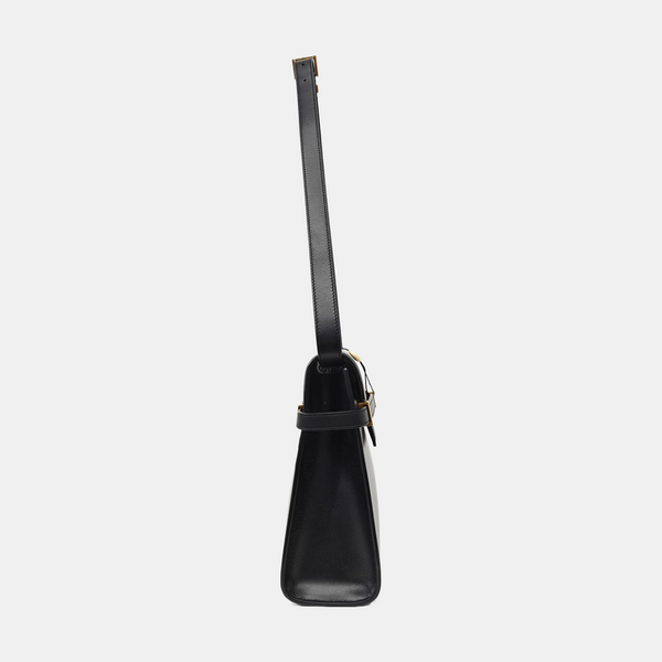 MANHATTAN Medium Calfskin Black