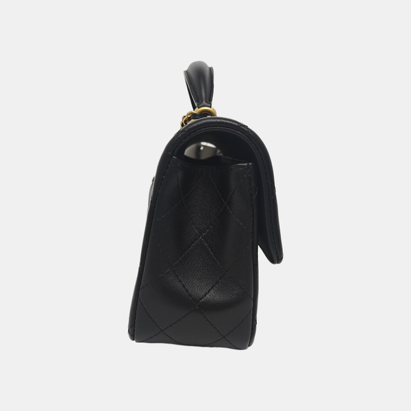 CLASSIC FLAP Mini Quilted Calfskin Black