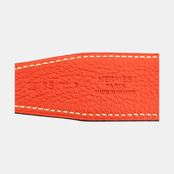 Leather Belt Red