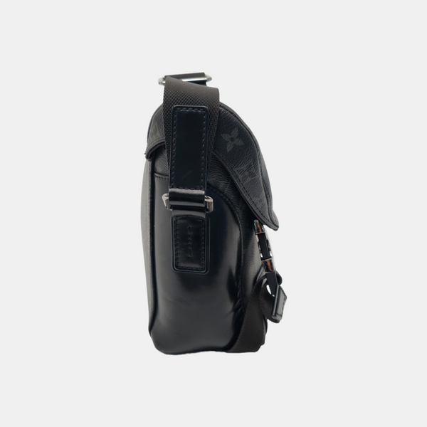 VOYAGER PM Monogram Coated Canvas Black