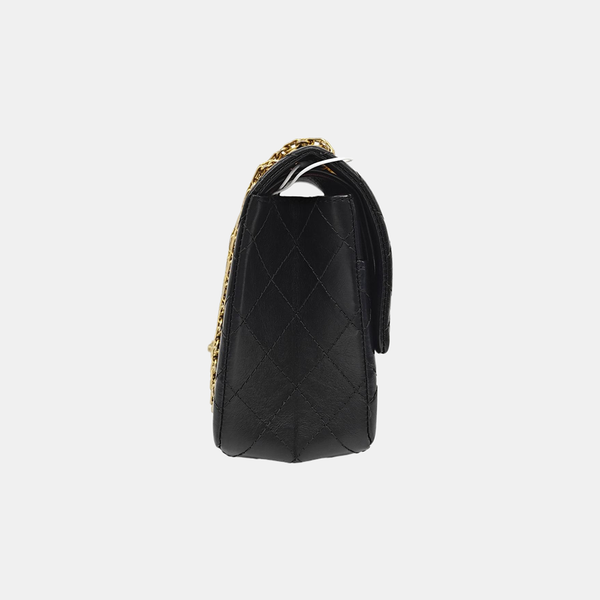 2.55 225 (small) Quilted Calfskin Black