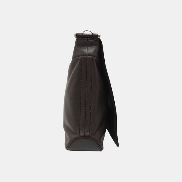 Lambskin Shoulder Bag Brown