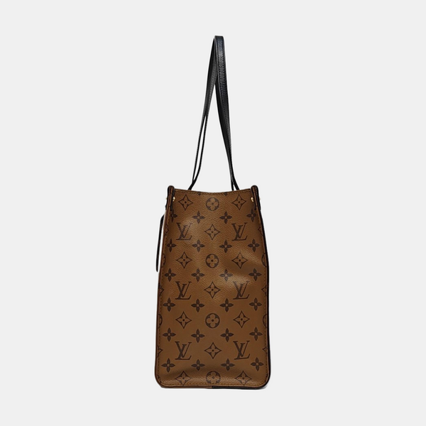 ONTHEGO MM Monogram Coated Canvas Brown
