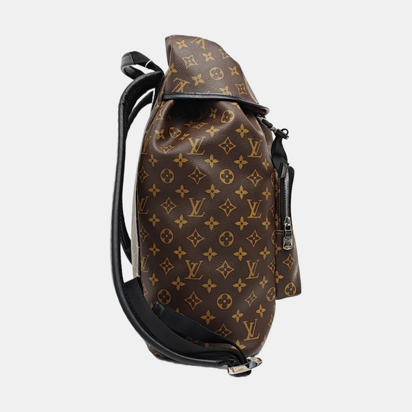 Coated Canvas Backpack Brown