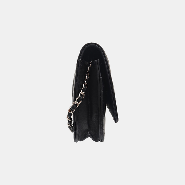 WOC Quilted Lambskin Black
