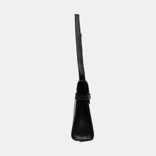 MANHATTAN Medium Calfskin Black