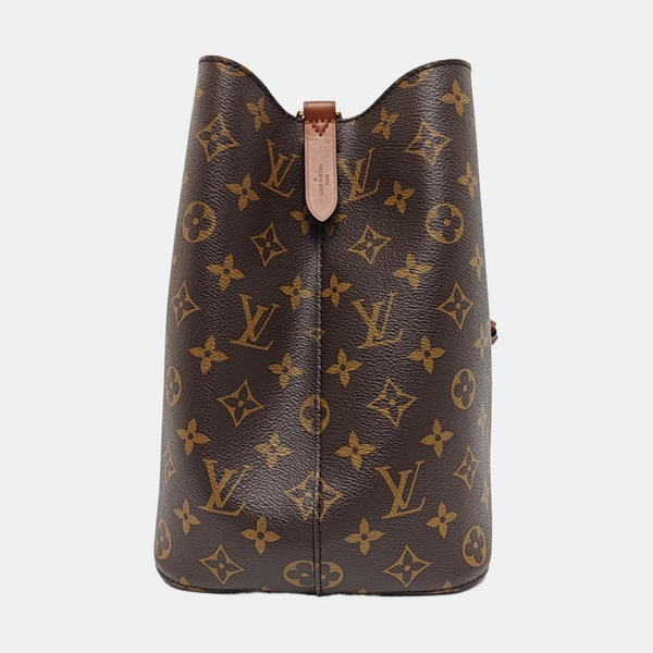 NÉONOÉ MM Monogram Coated Canvas Brown