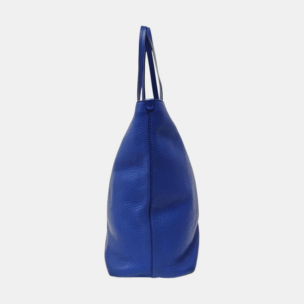 Calfskin Tote Bag Blue