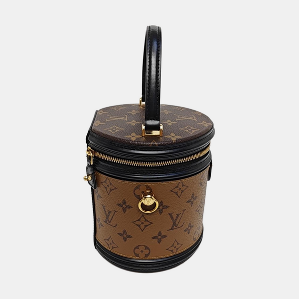 CANNES PM Monogram Coated Canvas Brown