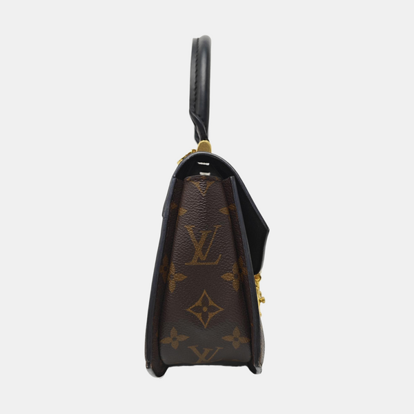 Monogram Coated Canvas Shoulder Bag Super Mini Brown