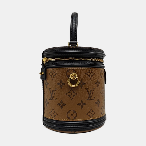 CANNES PM Monogram Coated Canvas Brown