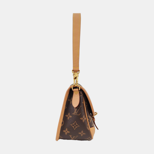 DIANE Monogram Coated Canvas Brown