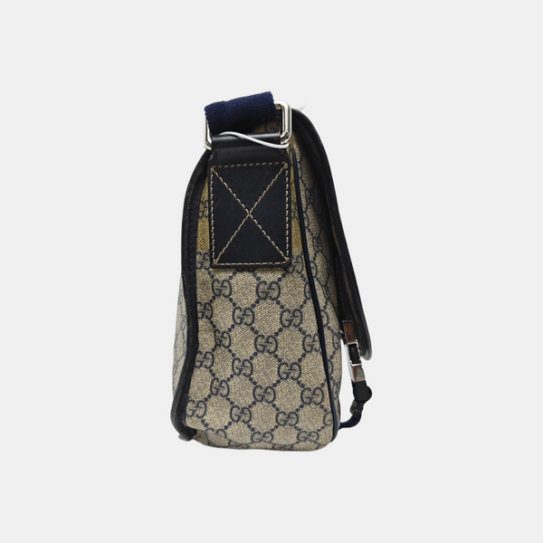 Monogram Coated Canvas Shoulder Bag Beige