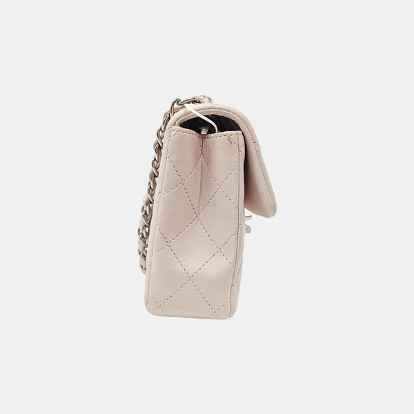 CLASSIC FLAP Small Quilted Calfskin Pink