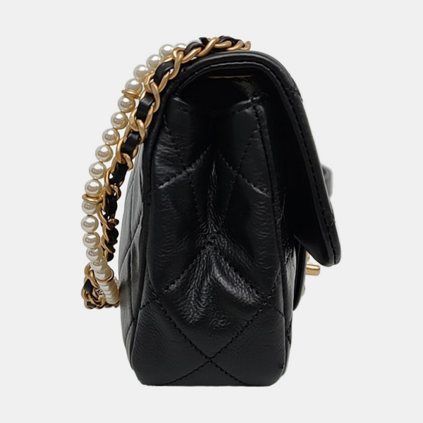 Quilted Calfskin Black
