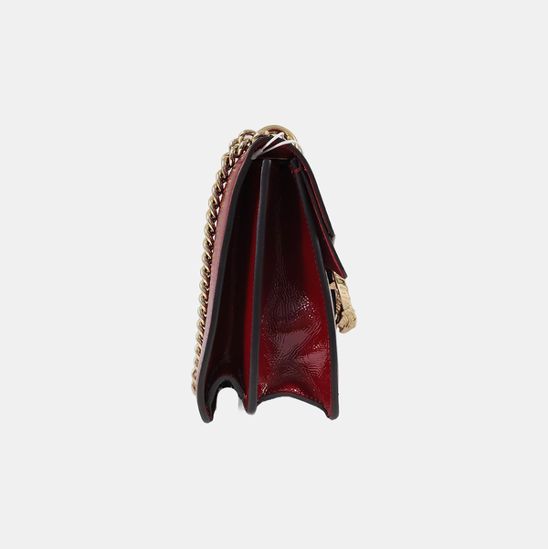Dionysus Medium Patent Leather Red