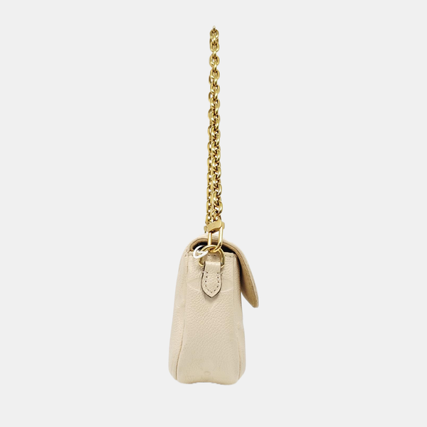 IVY Monogram Calfskin Beige
