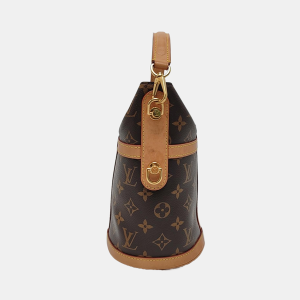 DUFFLE Monogram Coated Canvas Brown